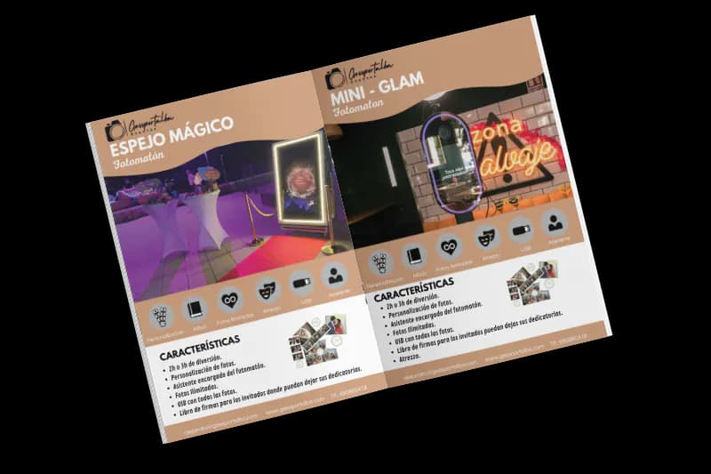 Catálogo de fotomatones para bodas y eventos en Albacete - Gessportalba